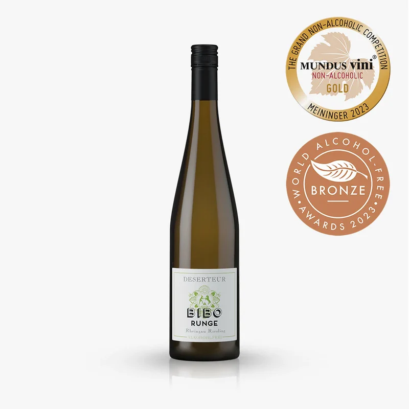 Vin blanc Déserteur Riesling BIBO RUNGE sans alcool 0,5%