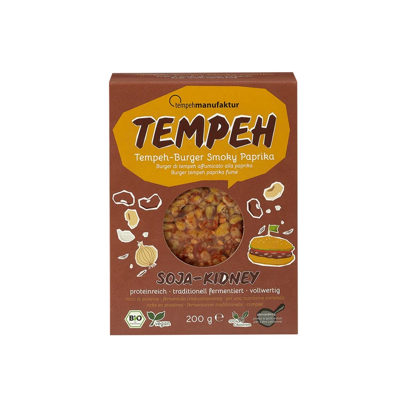 Tempeh Burger - Smoky Paprika, 200 g Eko