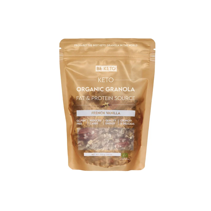 Keto Organic Granola – French Vanilla 250 g Eko