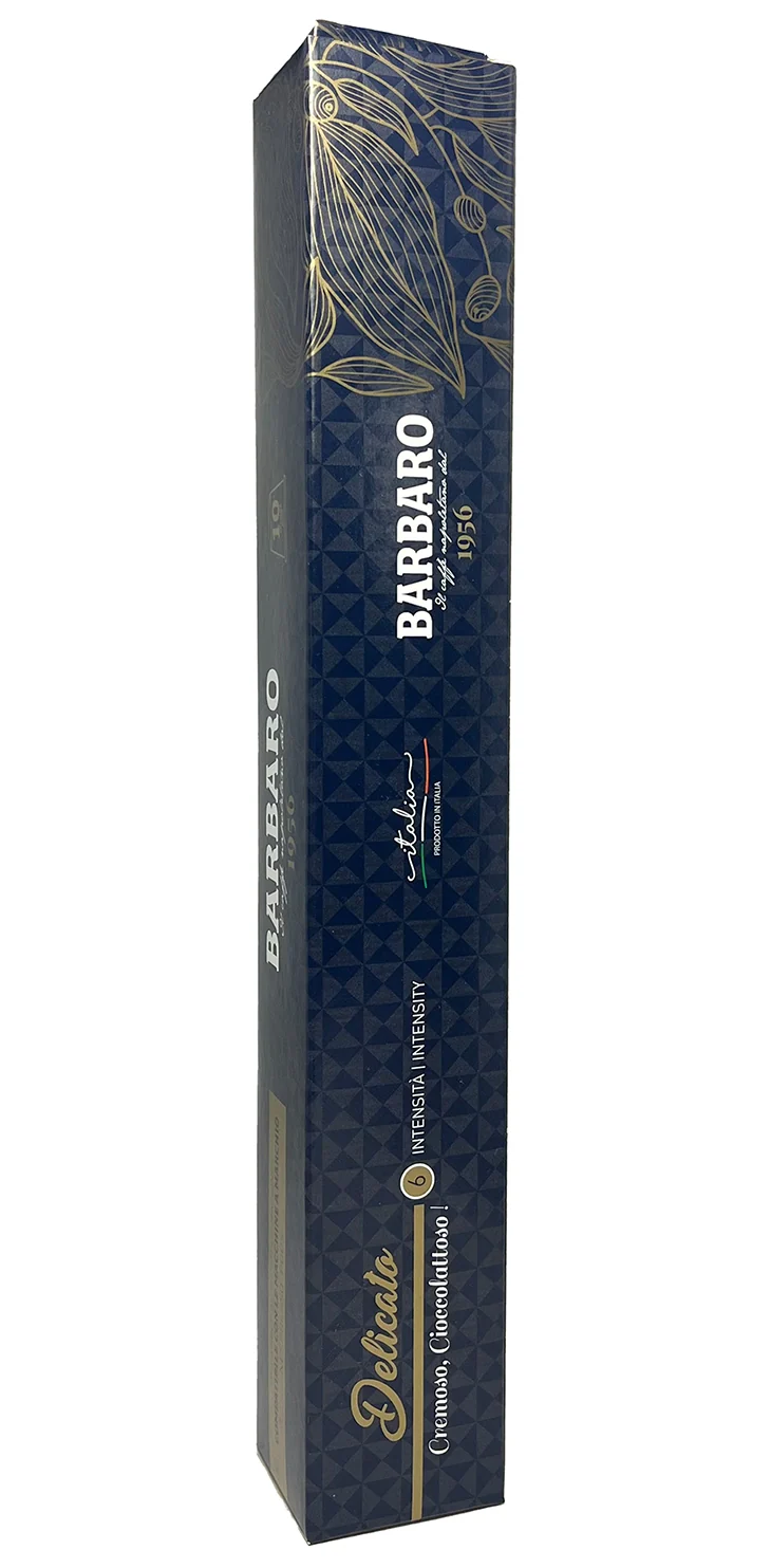 Barbaro Delicato Nespresso®* - kompatibla aluminiumkapslar