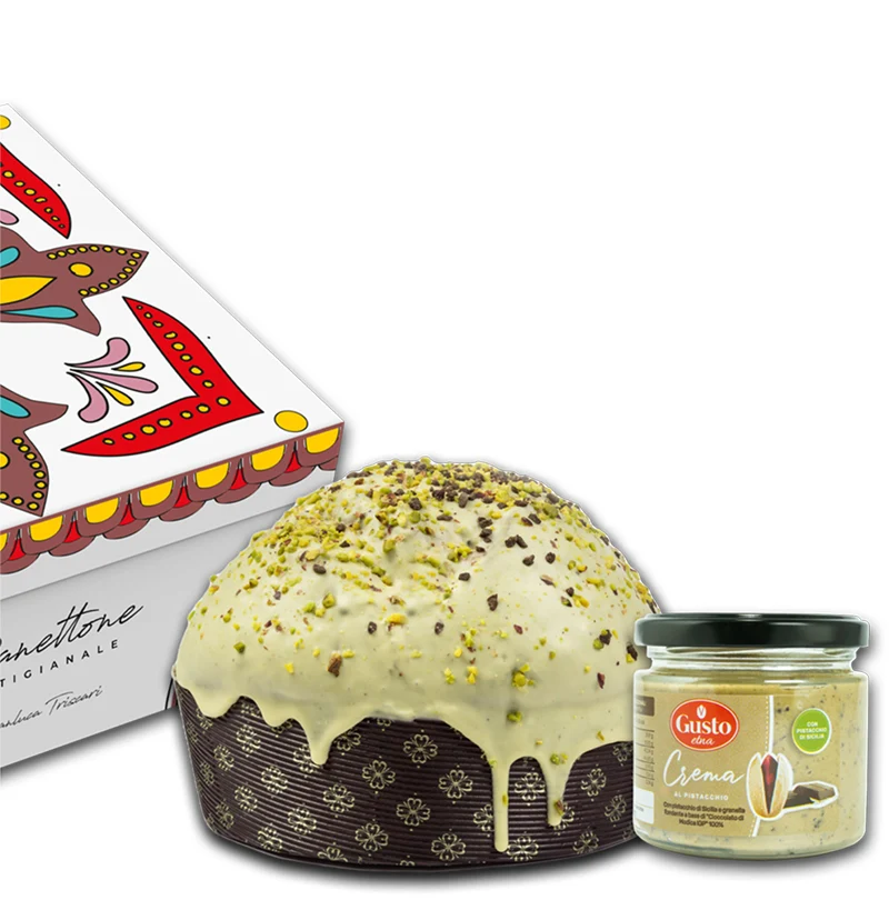 Gusto Etna Panettone Pistasch Choklad