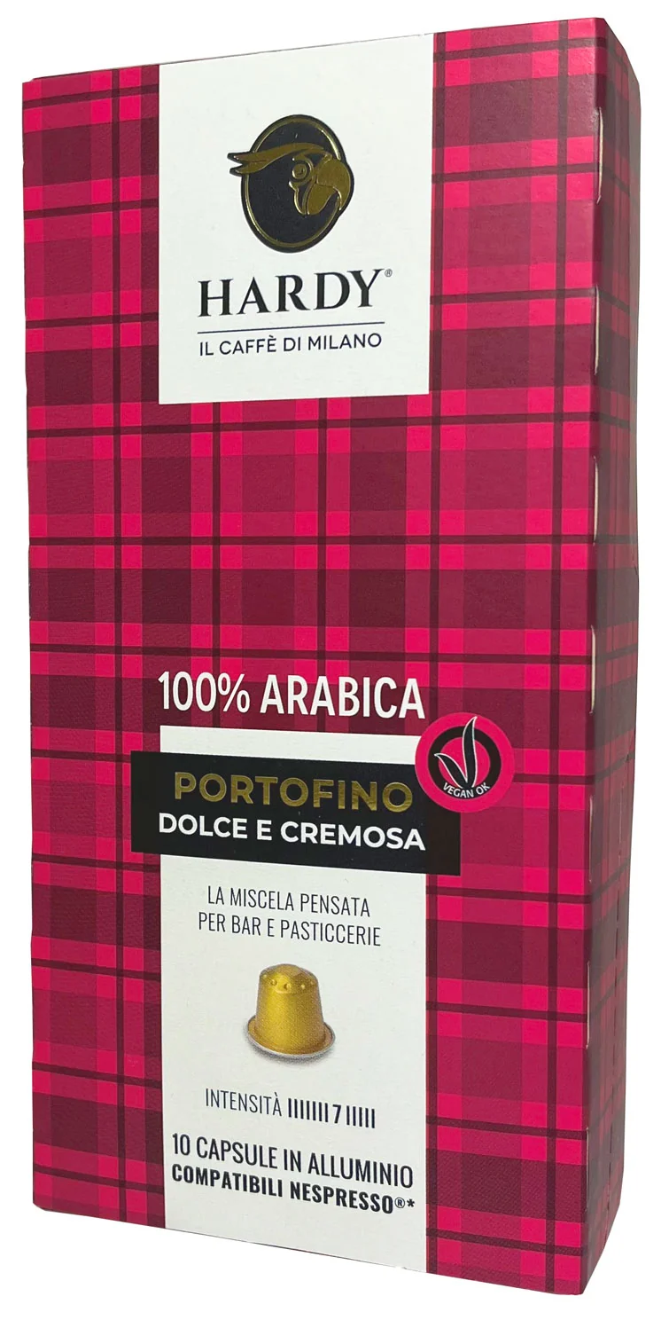 Hardy Portofino Nespresso®* kompatibla kapslar aluminium