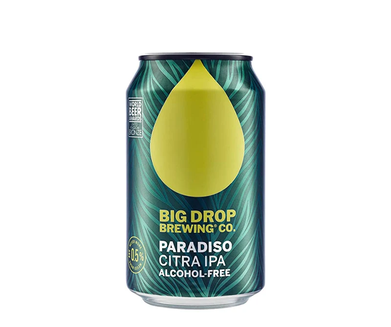 Bière Big Drop Paradiso Citra IPA 0,5% sans alcool