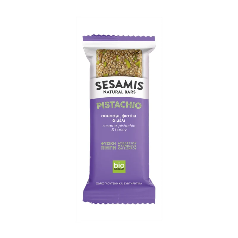 Sesamkaka Pistage, 34 g Eko