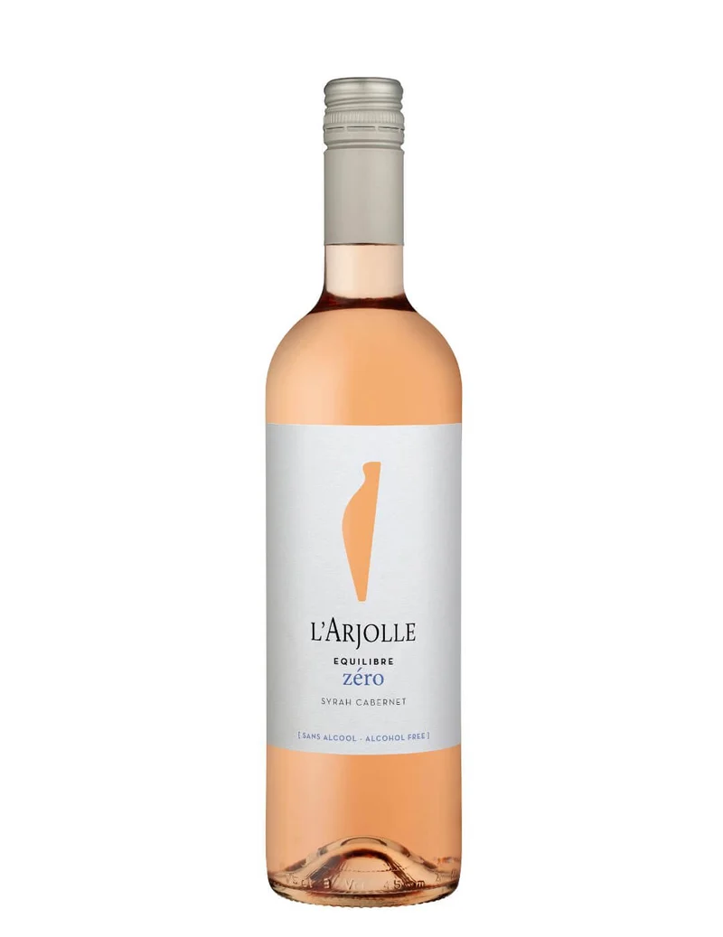 Vin rosé sans alcool Arjolle Équilibre Zéro 0.0%