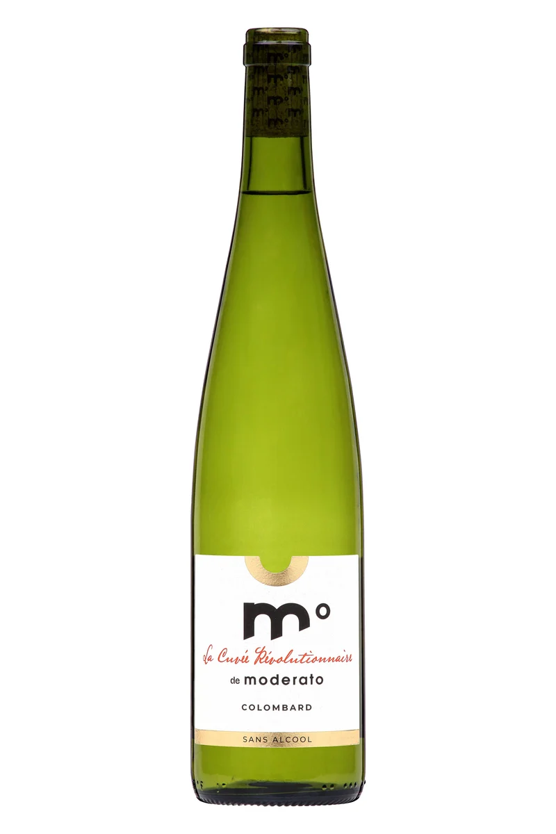 Vin blanc Colombard sans alcool 0,5% - La Cuvée Révolutionnaire de Moderato