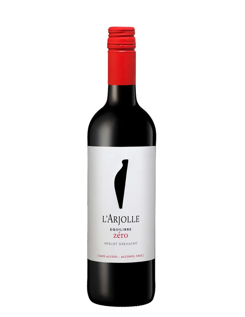 Vin rouge sans alcool Arjolle Équilibre Zéro 0.0%