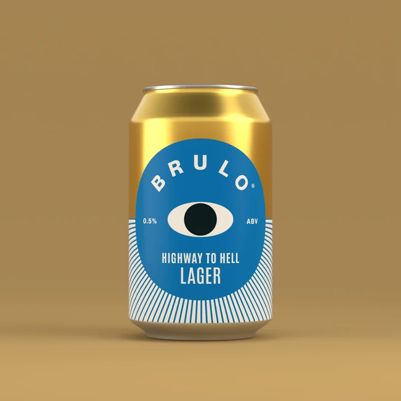 Bière Brulo Highway To Hell Lager sans alcool 0.5%