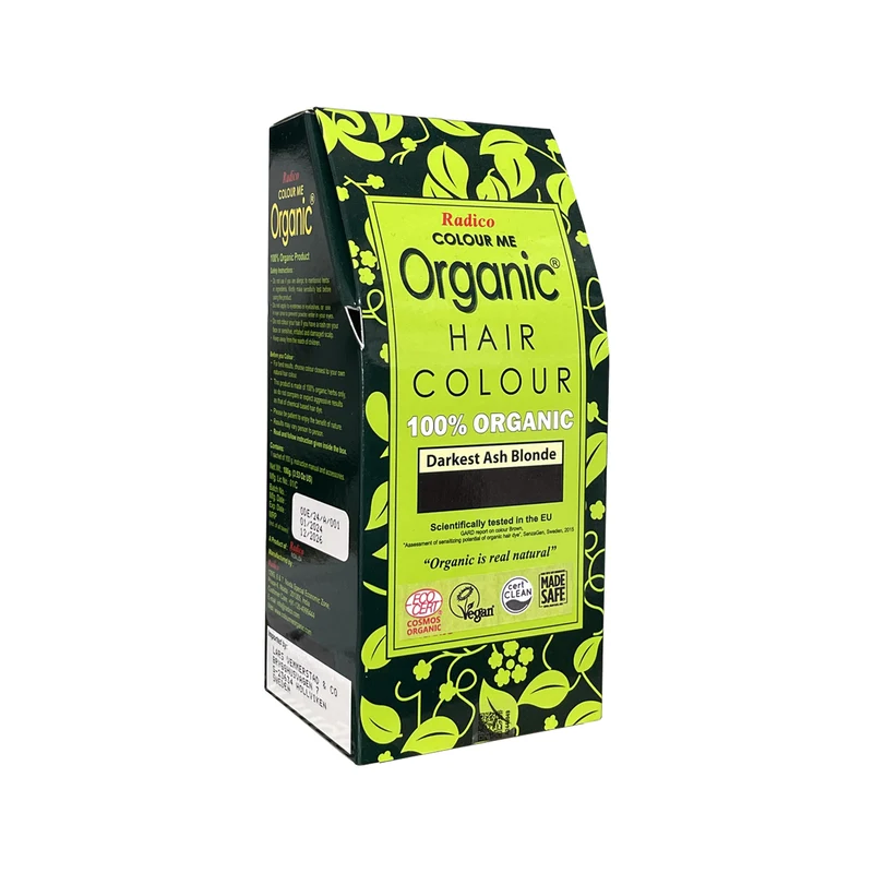 Colour Me Organic Darkest Ash Blonde, 100 g