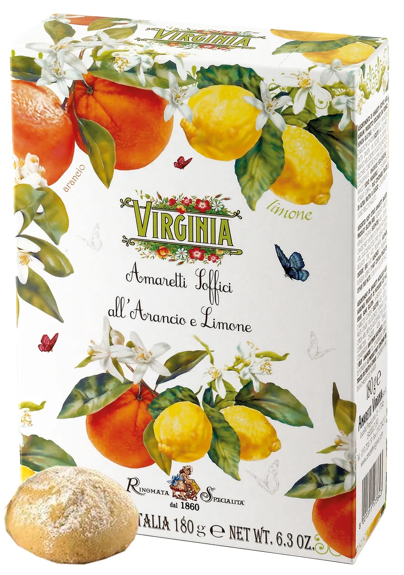 Amaretti Virginia - Mjuk amaretti med apelsin & citron