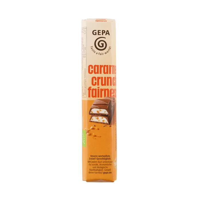 GEPA Ekologisk Mjölkchoklad Caramel-Crunch
