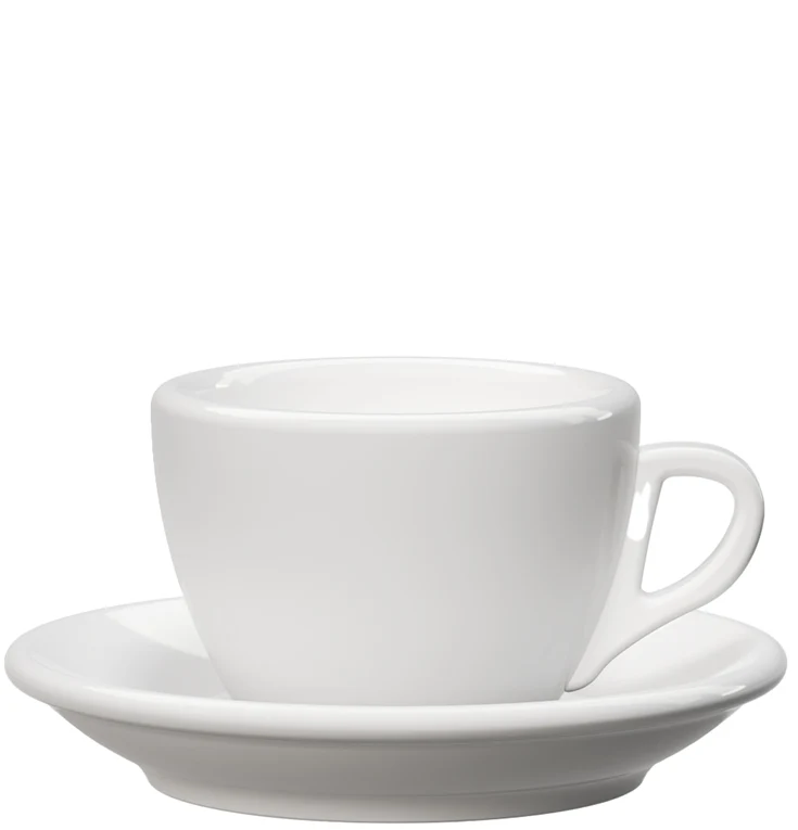 Cappuccinokopp Vit - tjockväggig