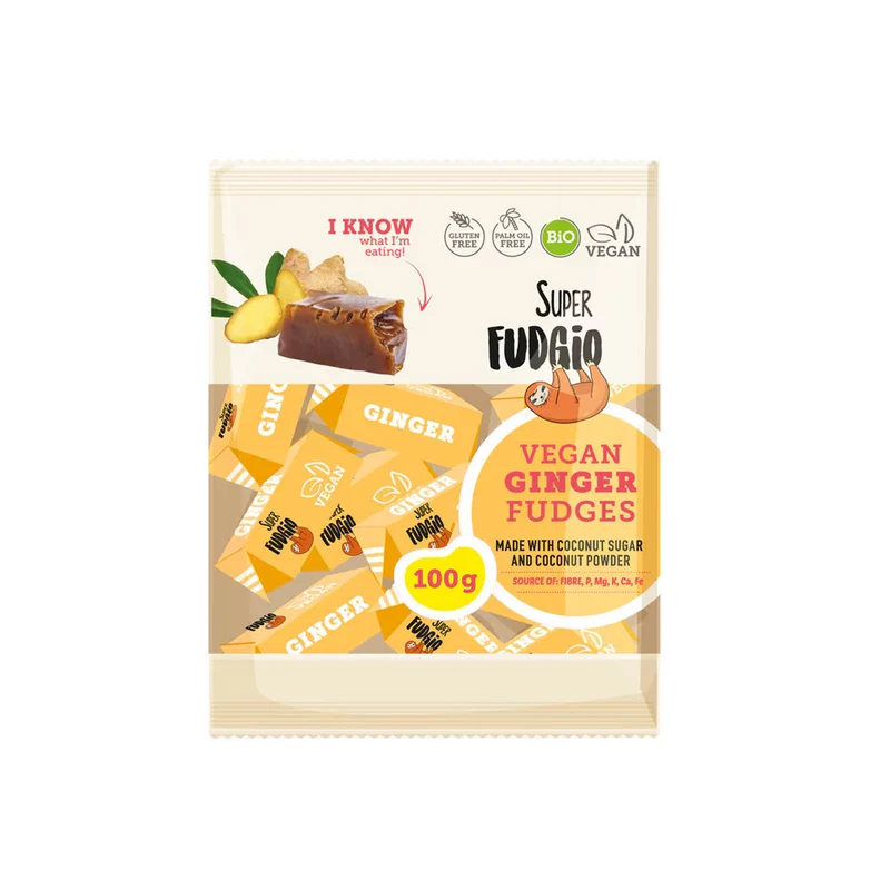Fudge Ingefära, 100 g Eko