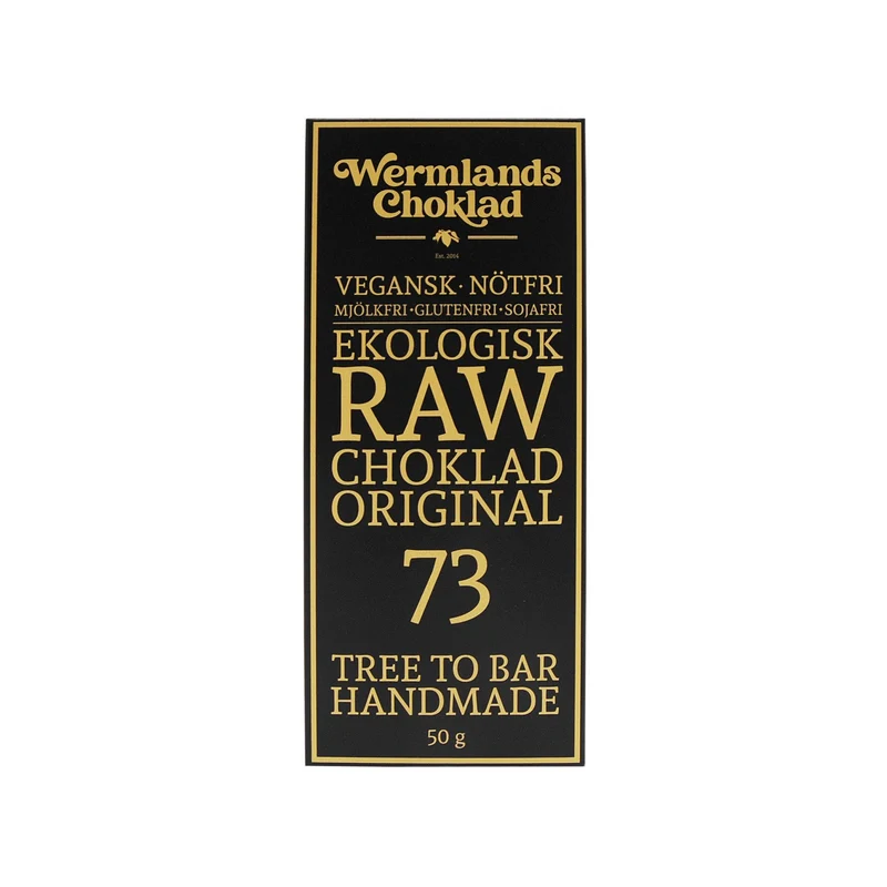 Raw Choklad Original 73%, 50 g Eko