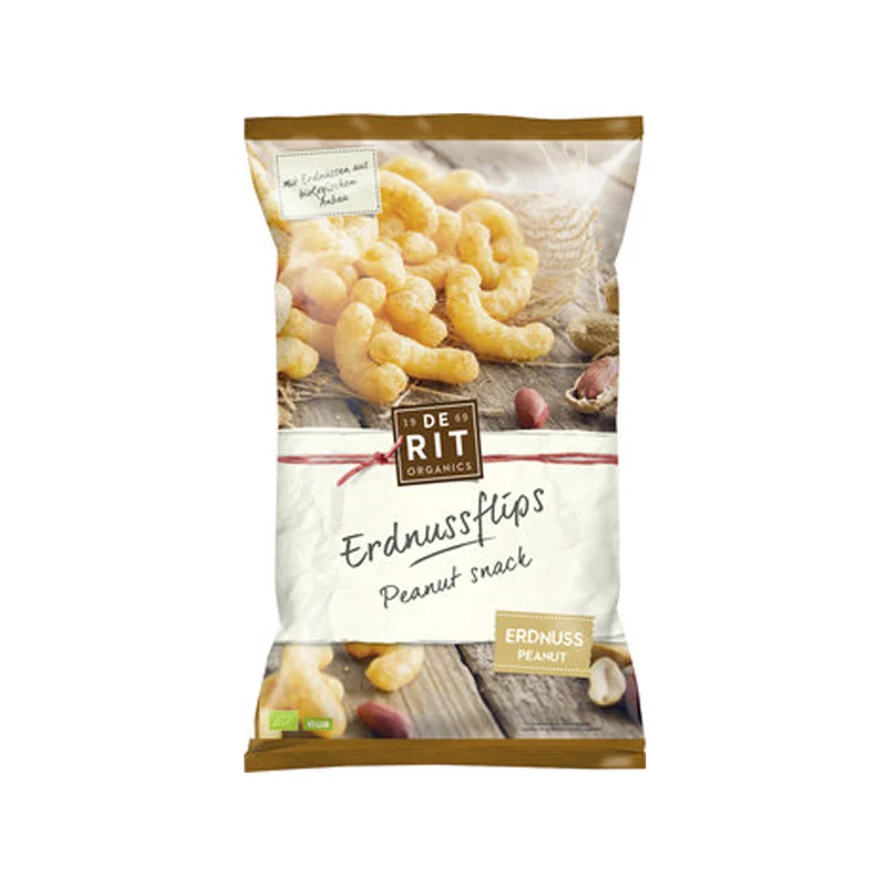 Jordnötsbågar, 125 g Eko