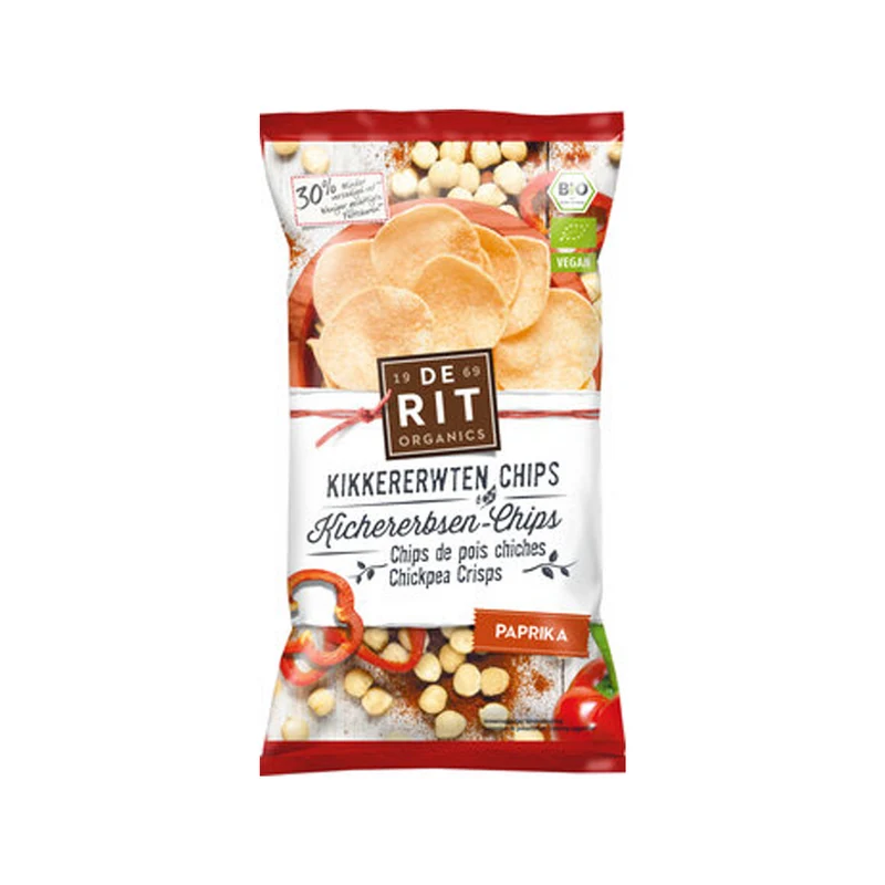Kikärstchips Paprika, 75 g Eko