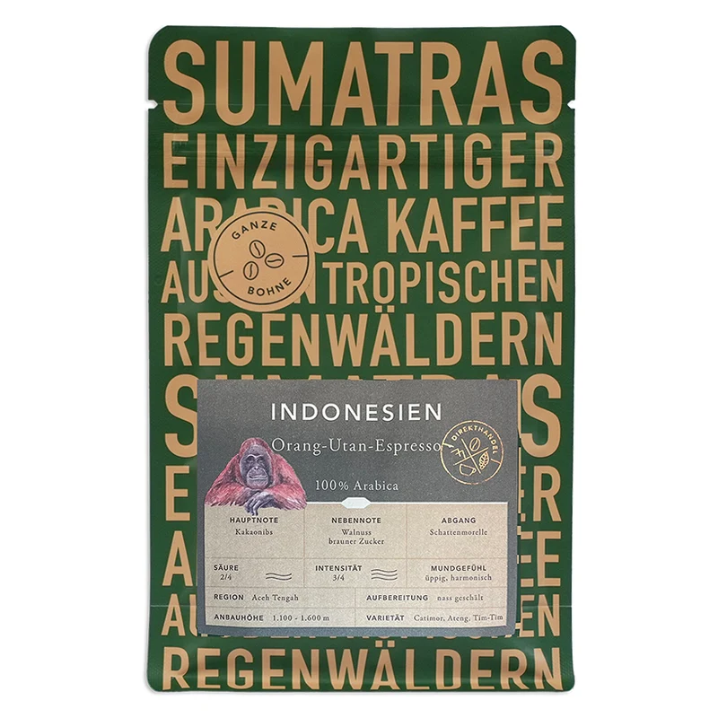 Speicherstadt Kaffee Orang Utan Espresso