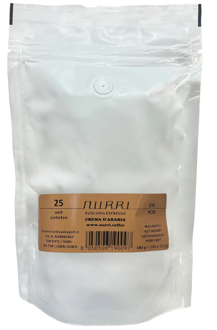 Nurri Caffè Crema d' Arabia ESE Pods