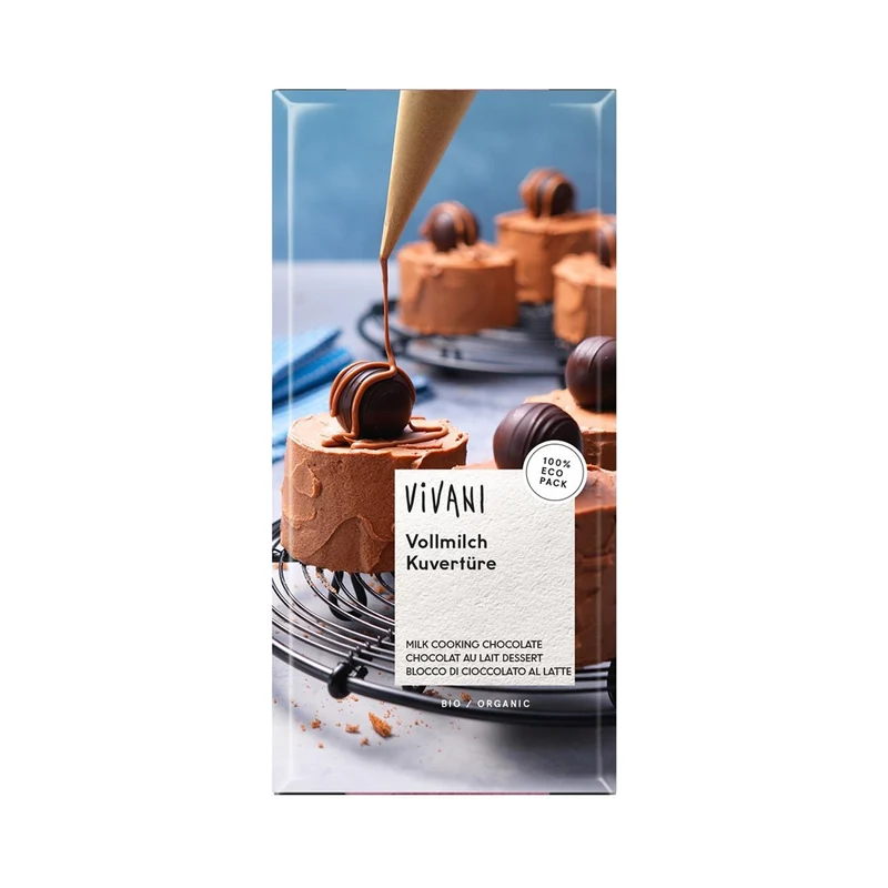 Blockchoklad Ljus, 150 g Eko