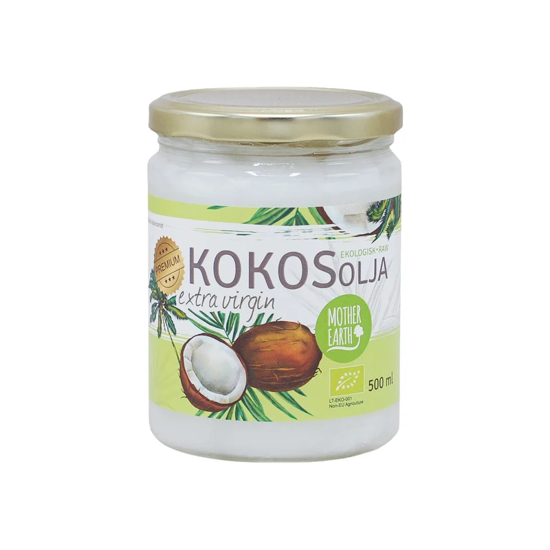 Kokosolja Extra Virgin, 500 ml Eko