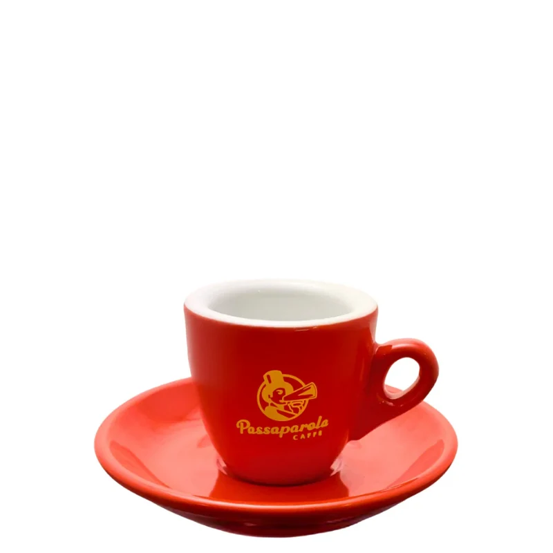 Passaparola Espressokopp tjockväggig - Special Edition Red