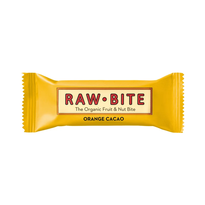 RawBite Apelsin & Kakao, 50 g Eko