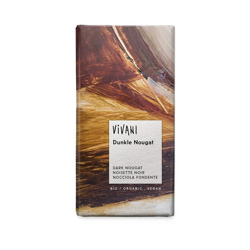 Mörk Choklad Nougat, 80 g Eko