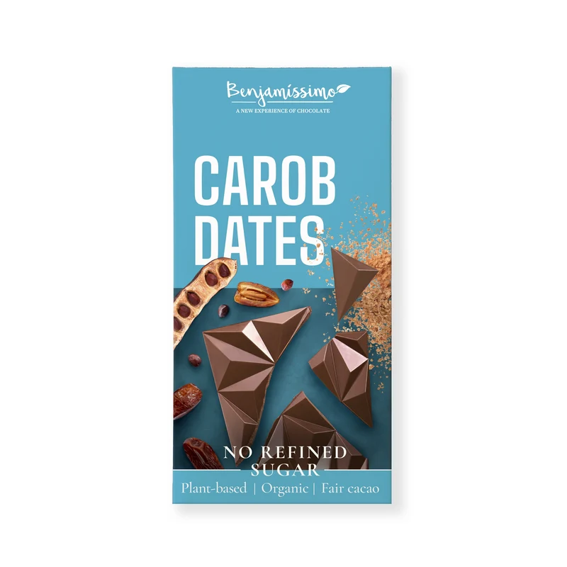 Choklad Mylk Carob & Dadlar, 60 g Eko