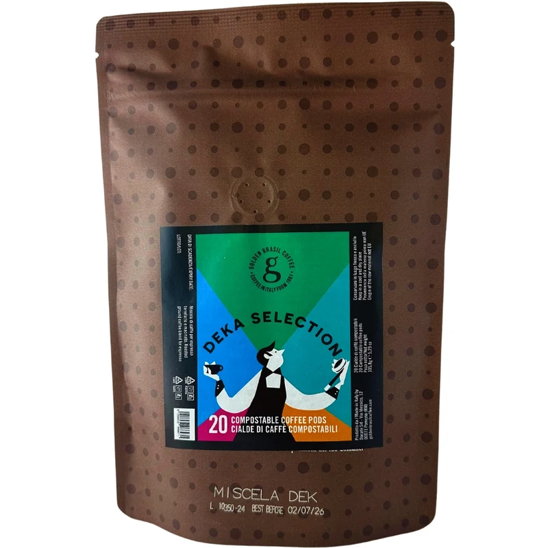 Golden Brasil Decaffeinato löst förpackade ESE Pods