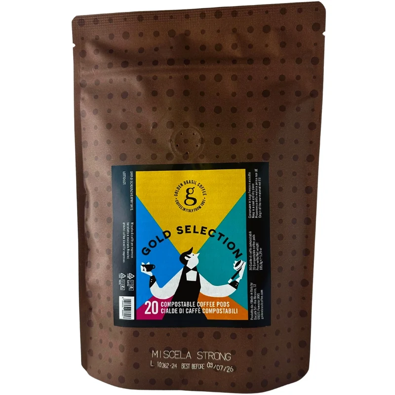 Golden Brasil Oro löst förpackade ESE Pods