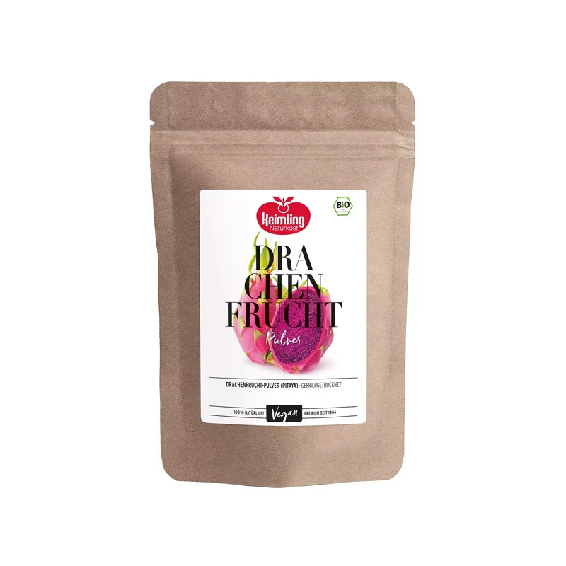 Drakfruktpulver Pitaya, 100 g Eko