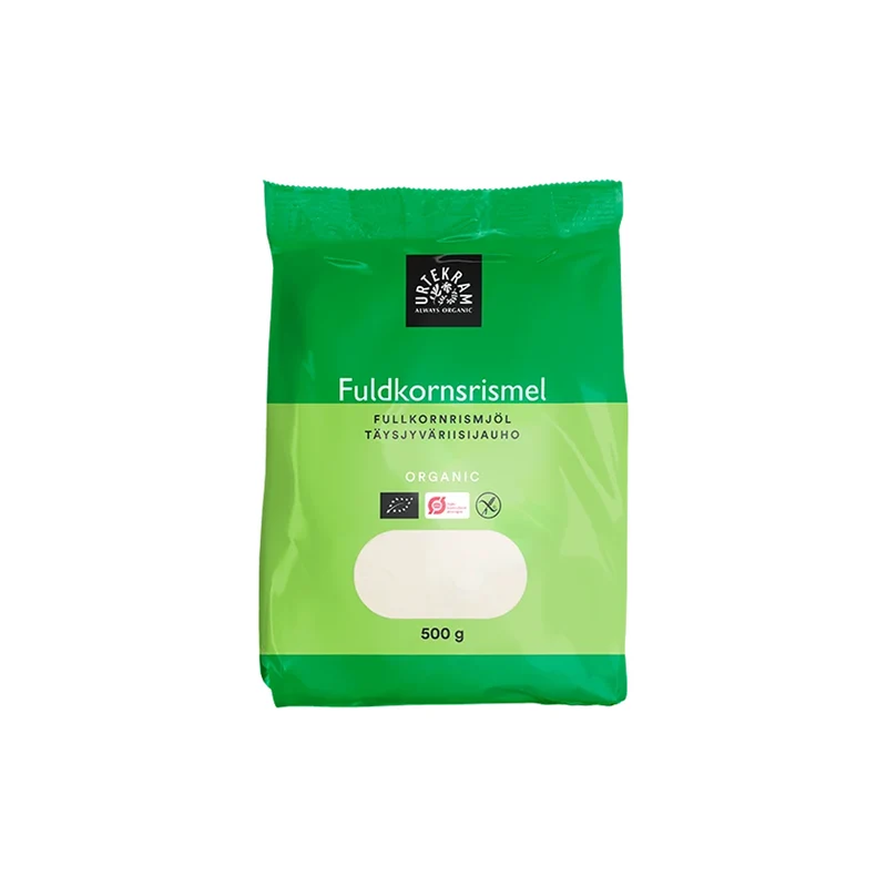 Rismjöl Fullkorn, 500 gram Eko