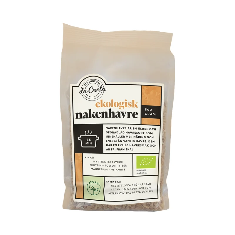 Nakenhavre, 500 g Eko