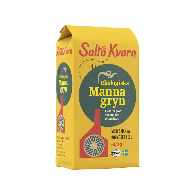 Mannagryn, 600 g Eko