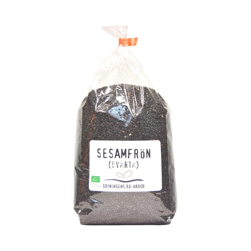 Sesamfrön Svarta, 200 g Eko