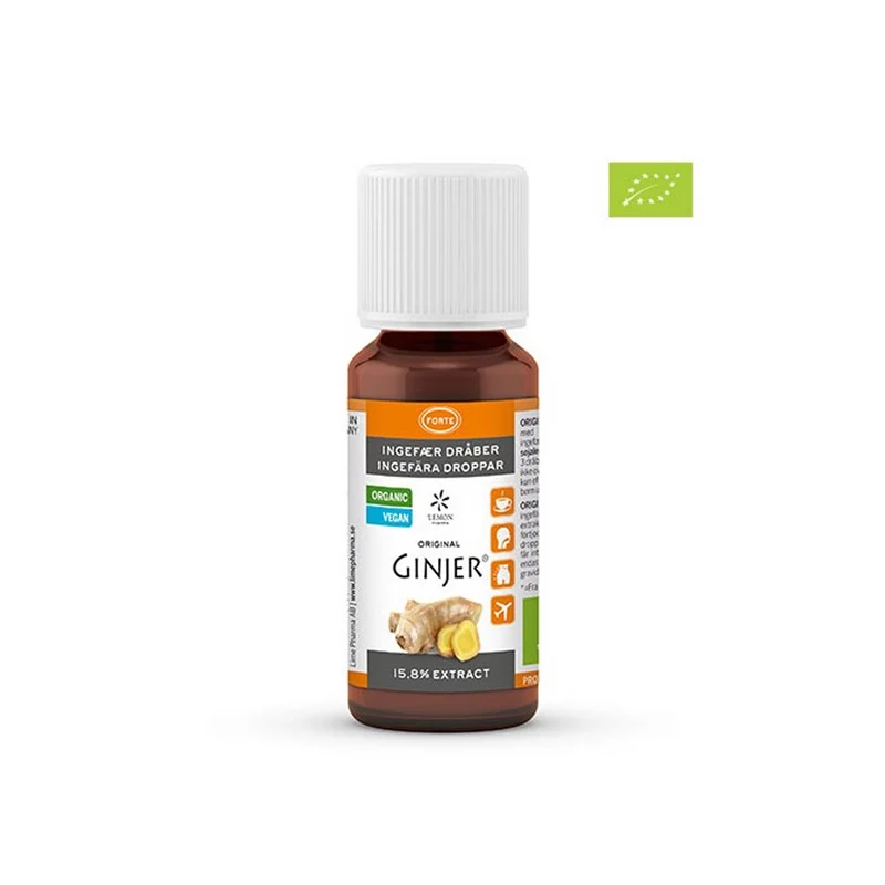 Droppar Ingefära, 20 ml Eko