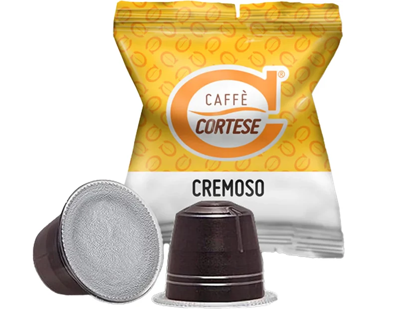 Caffè Cortese Nespresso®-kompatibla kapslar Cremoso