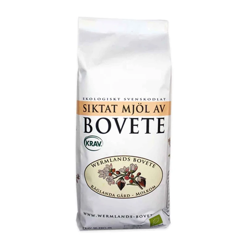 Bovetemjöl siktat Svenskt 2kg, Eko