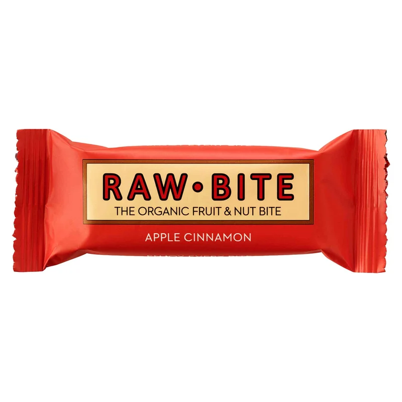 RawBite Äpple & Kanel, 50 g Eko