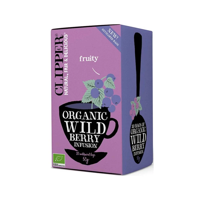 Clipper Wild Berry Infusion, 20 pås Eko