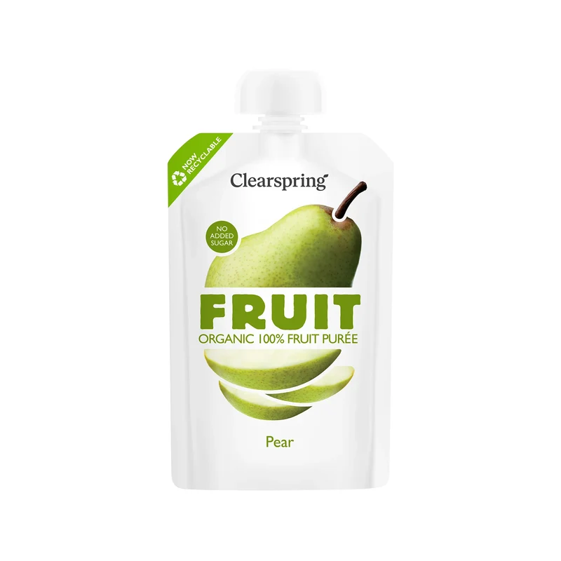 100% Fruit on the Go - Pear Purée, 120 g Eko
