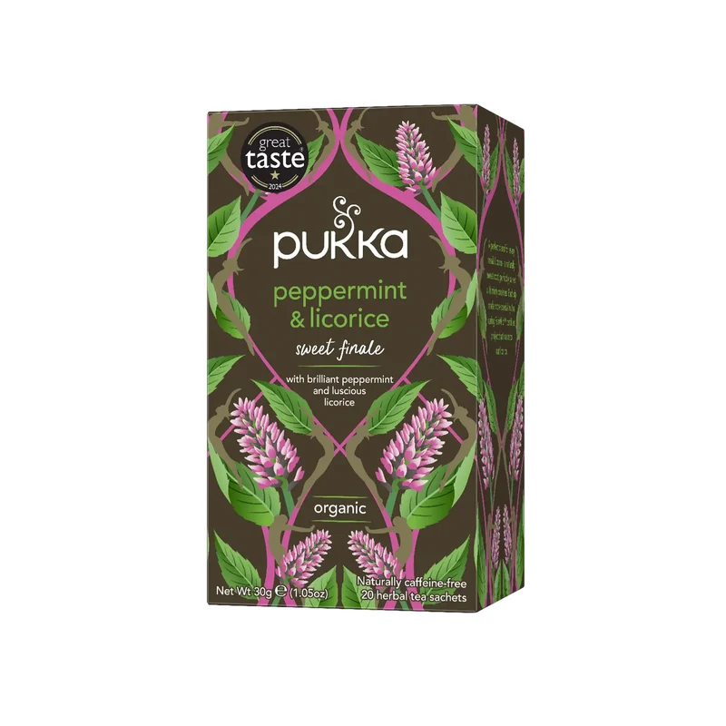 Peppermint & licorice, 20 påsar Eko
