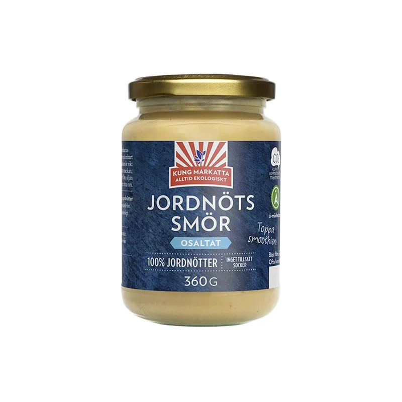 Jordnötssmör Osaltat, 360 g Eko