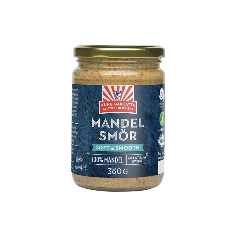 Mandelsmör, 360 g Eko