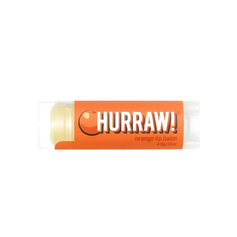 Hurraw Orange Lip Balm, 4,3g Eko