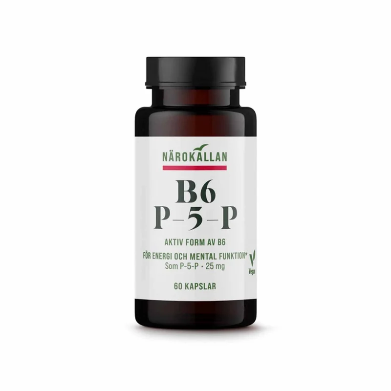 B6-Vitamin P5P 25 mg, 60 kap