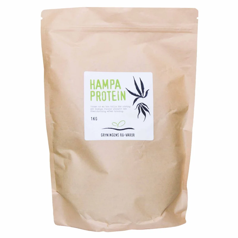 Hampaprotein, 1 kg Eko