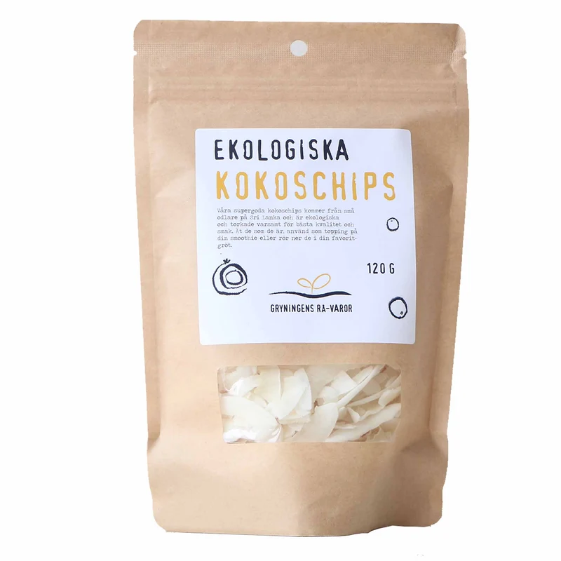 Kokoschips, 120 g Eko