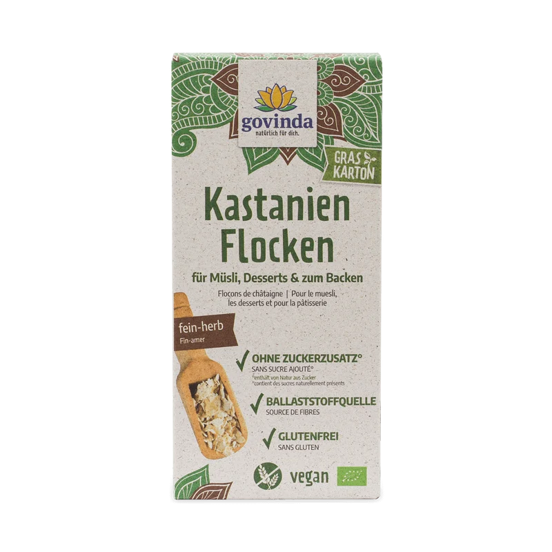 Kastanjeflingor, 200 g Eko