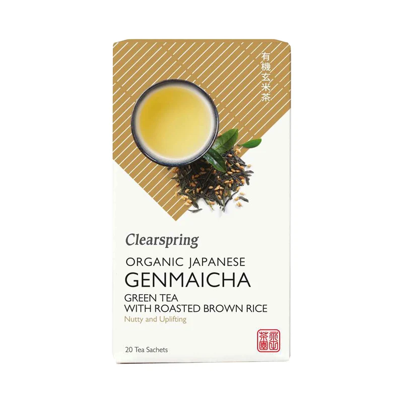 Genmaicha-Te med Brunt Ris, 20 pås Eko